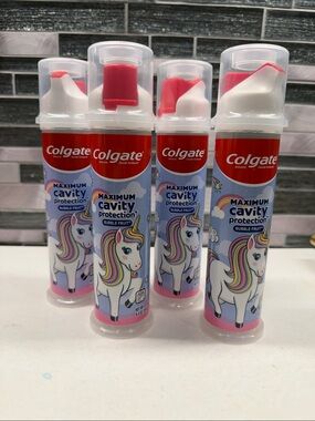 4 - Colgate Kids Maximum Cavity Protection Pump Toothpaste Bubble Fruit Flavor